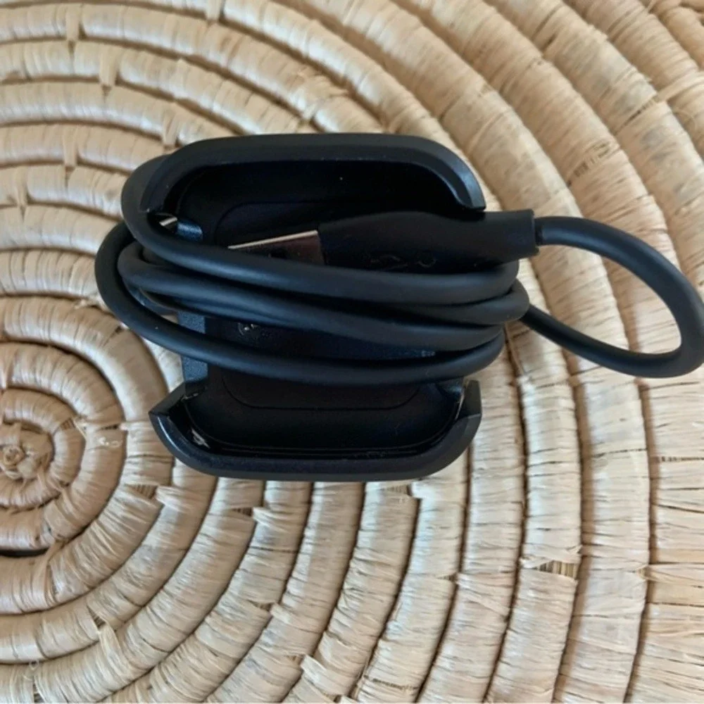 FITBIT Versa 2 Smartwatch With Leather Band and Charger